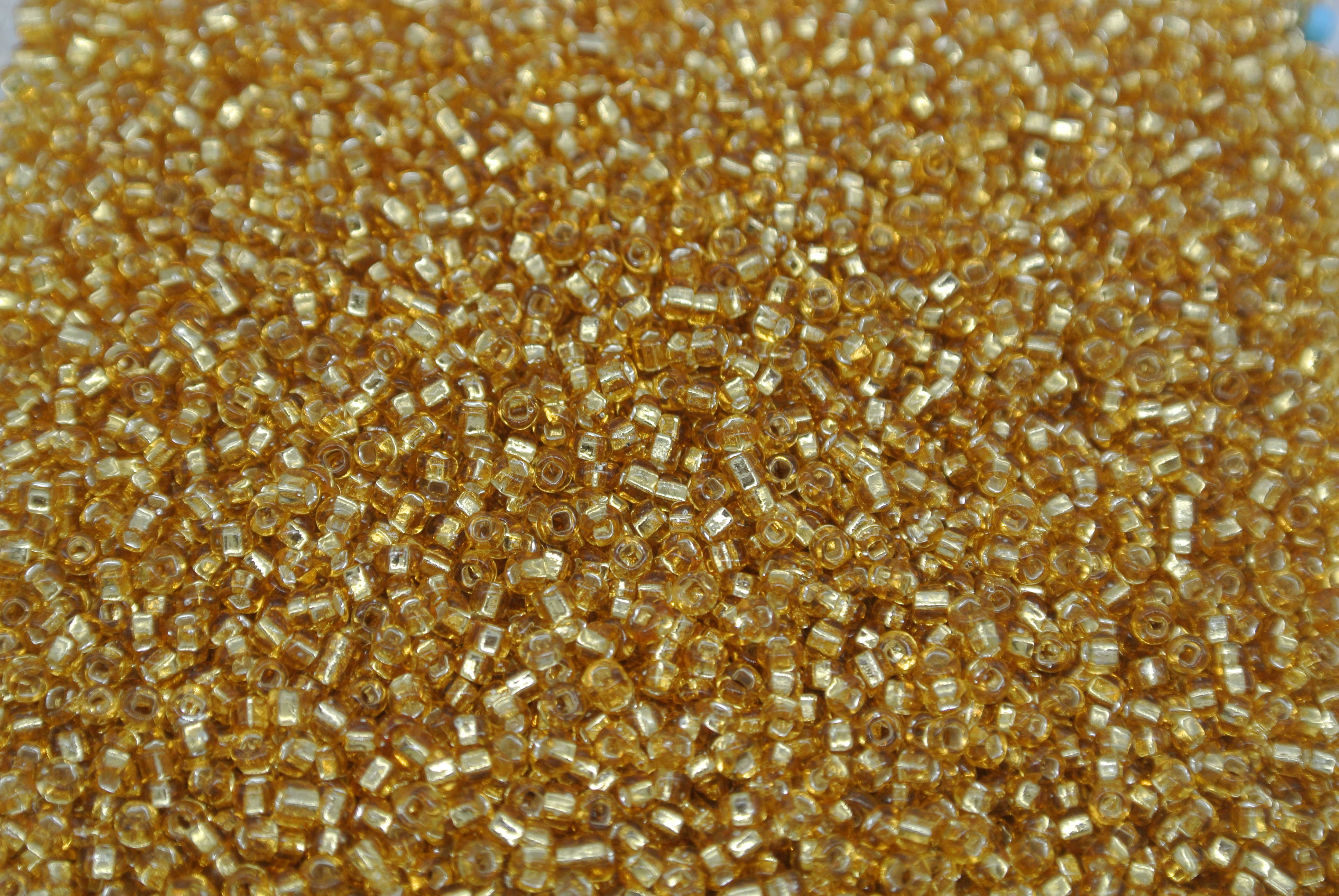 Seed Beads -11/0 size #22D Gold 1Pound